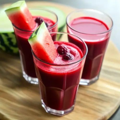 Watermelon Cherry Berry Beet Juice