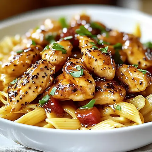 Honey Pepper Chicken Pasta