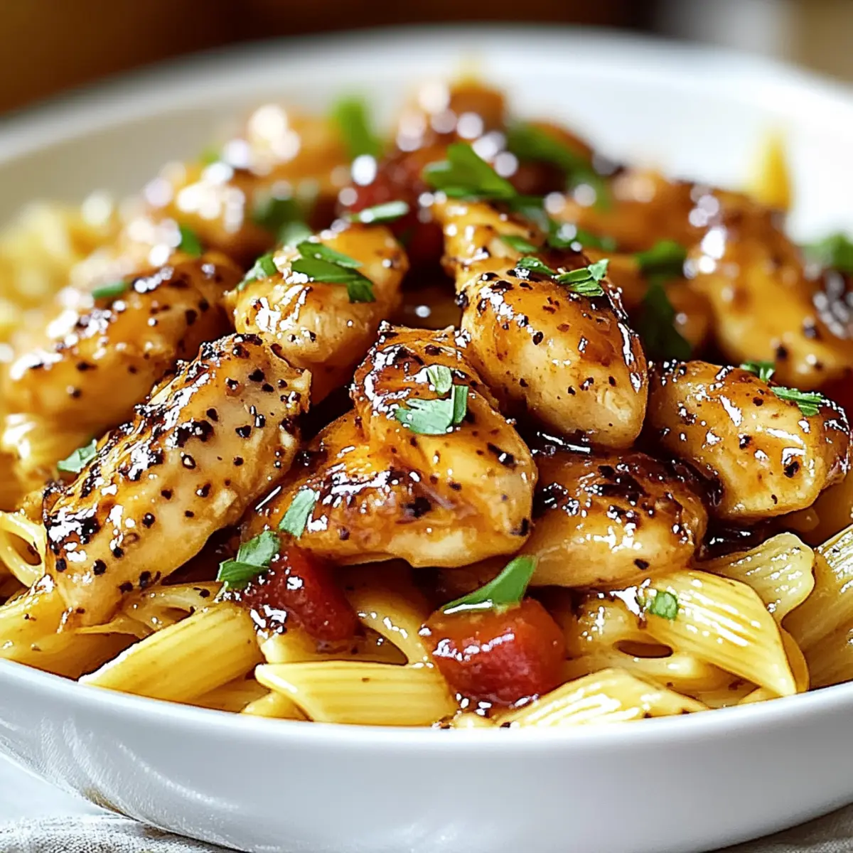 Honey Pepper Chicken Pasta
