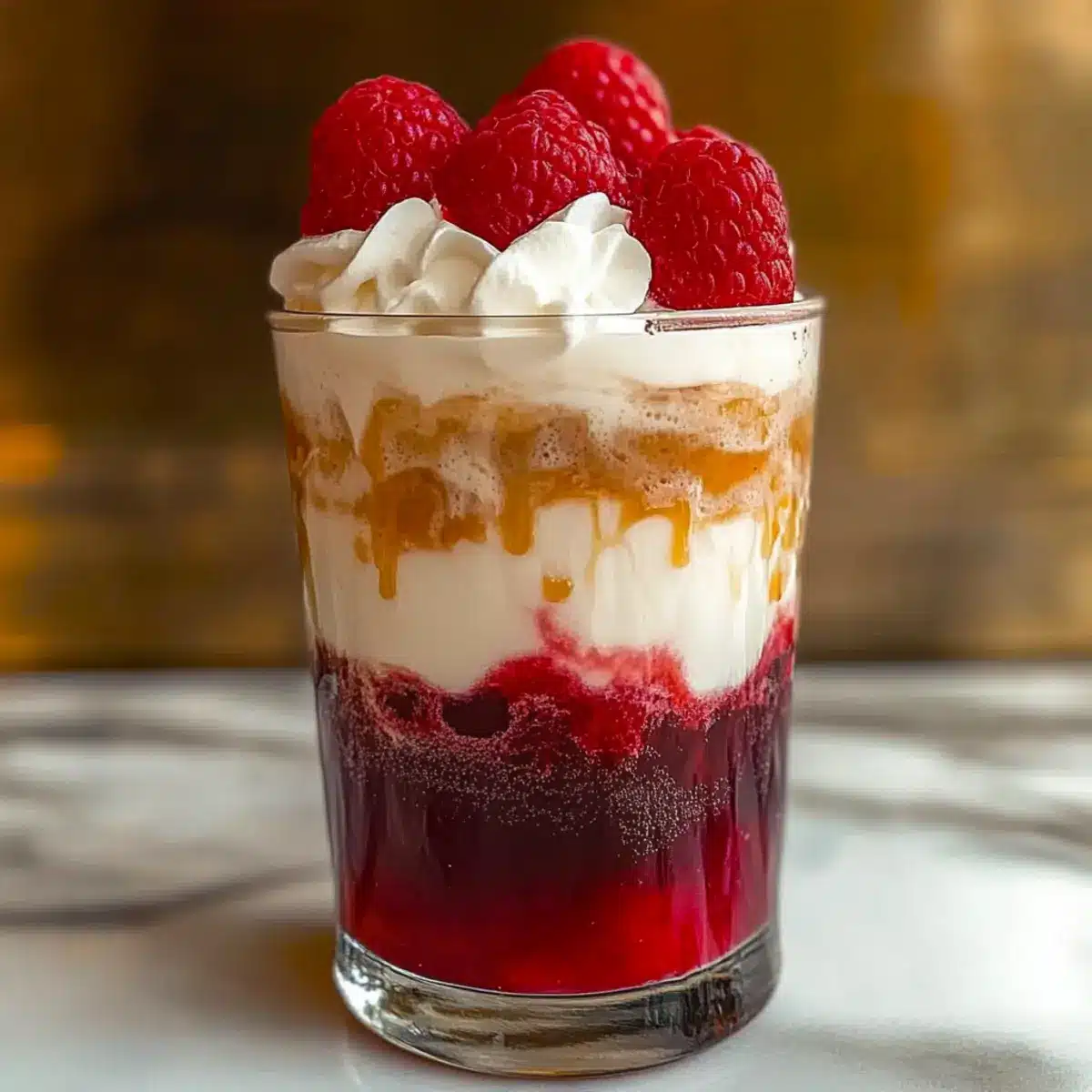 Raspberry Dream Dirty Soda