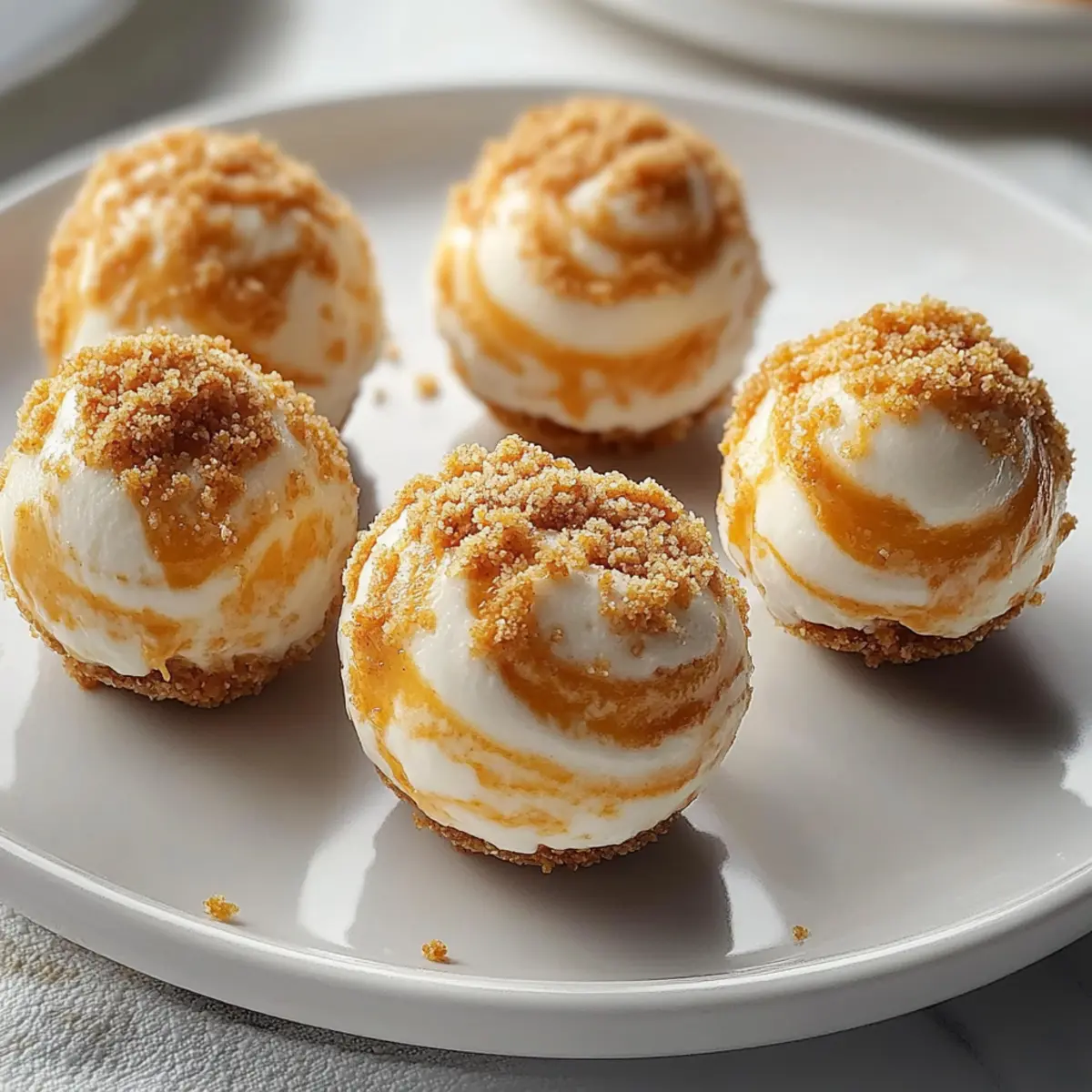 No Bake Pumpkin Cheesecake Balls