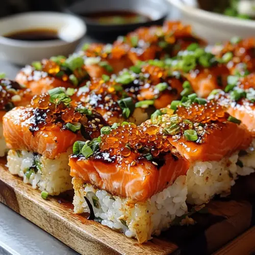 Spicy Salmon Sushi Bake Recipe