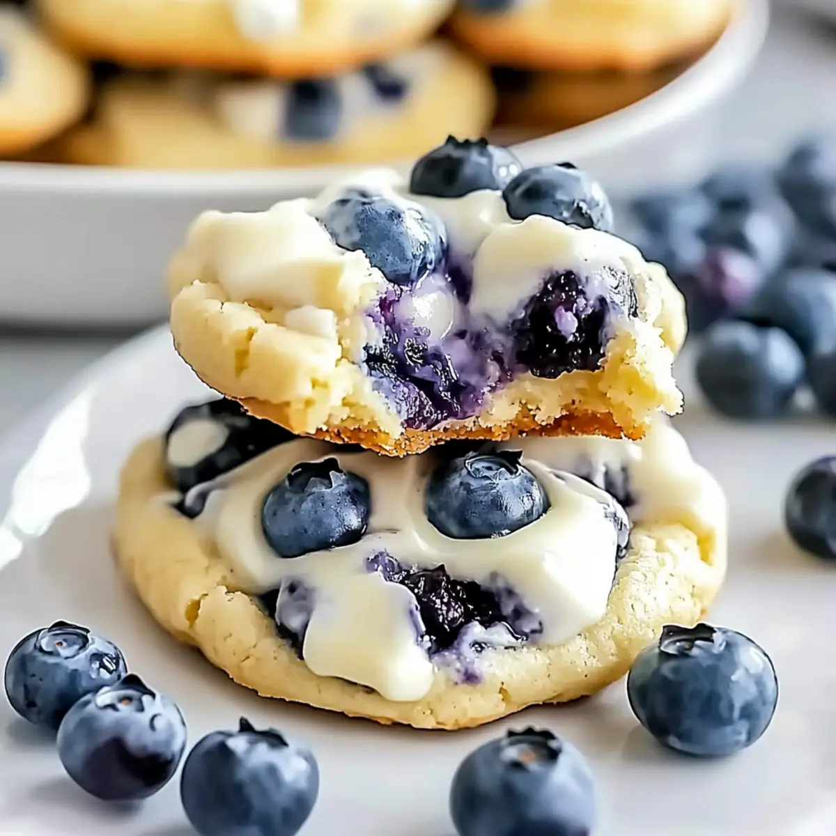 Blueberry Cheesecake Cookies