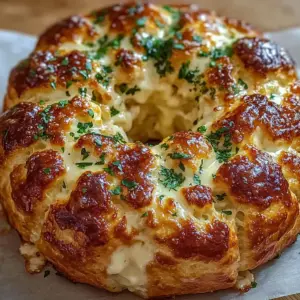 Chicken Alfredo Monkey Bread