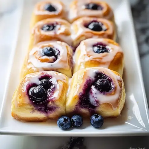 Lemon Blueberry Sweet Rolls