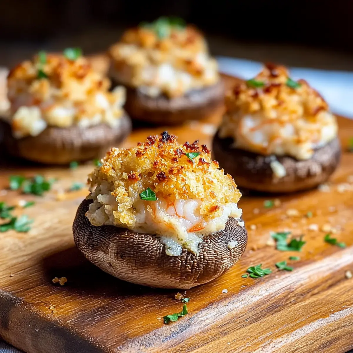Shrimp Stuffed Mushrooms