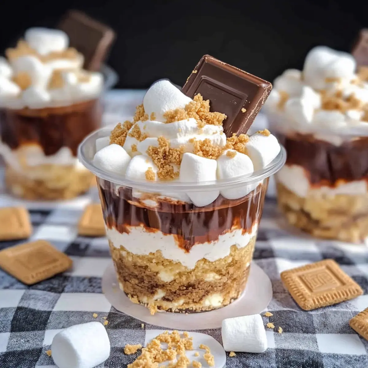 No Bake S’mores Parfaits