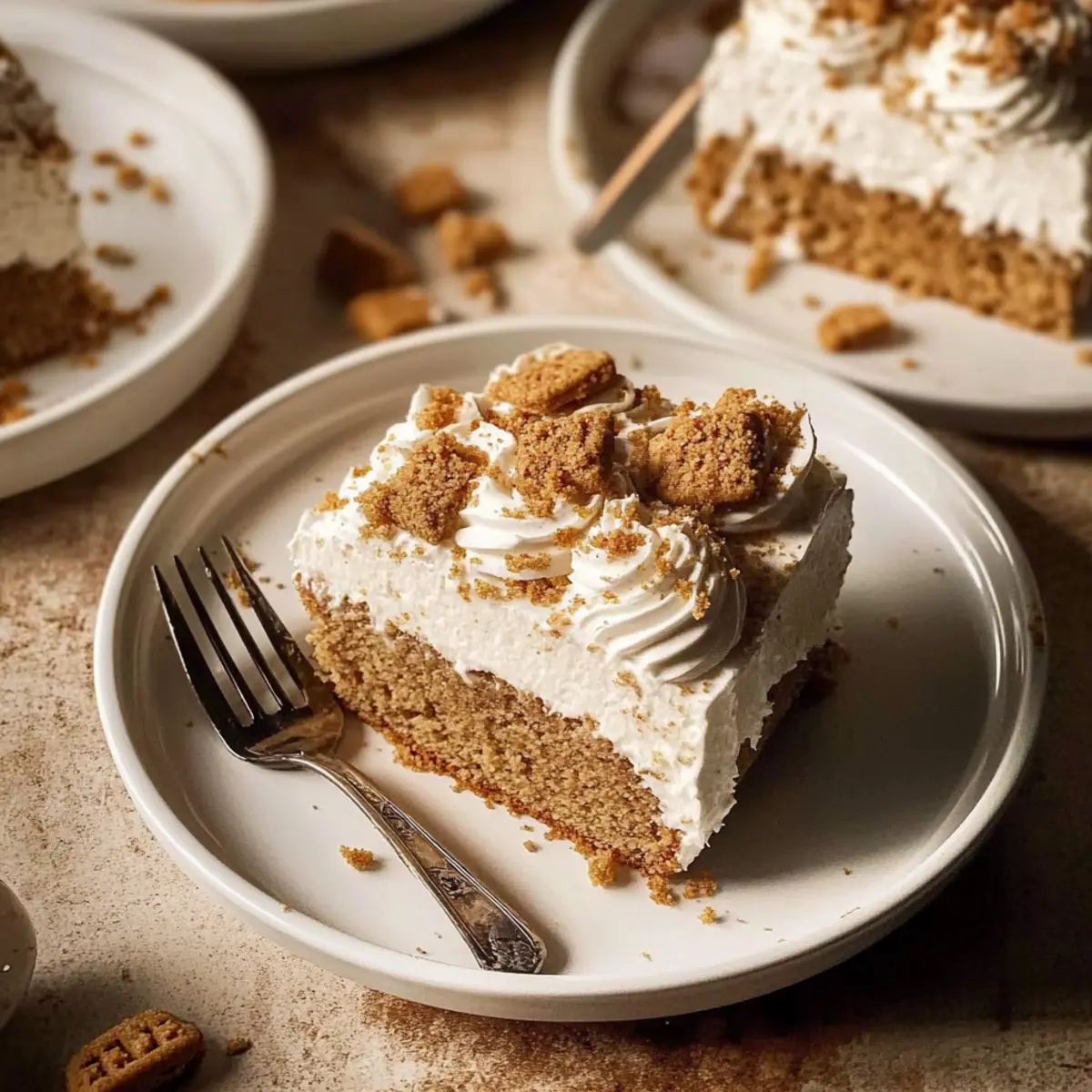 Cookie Butter Milk-Soaked Cake