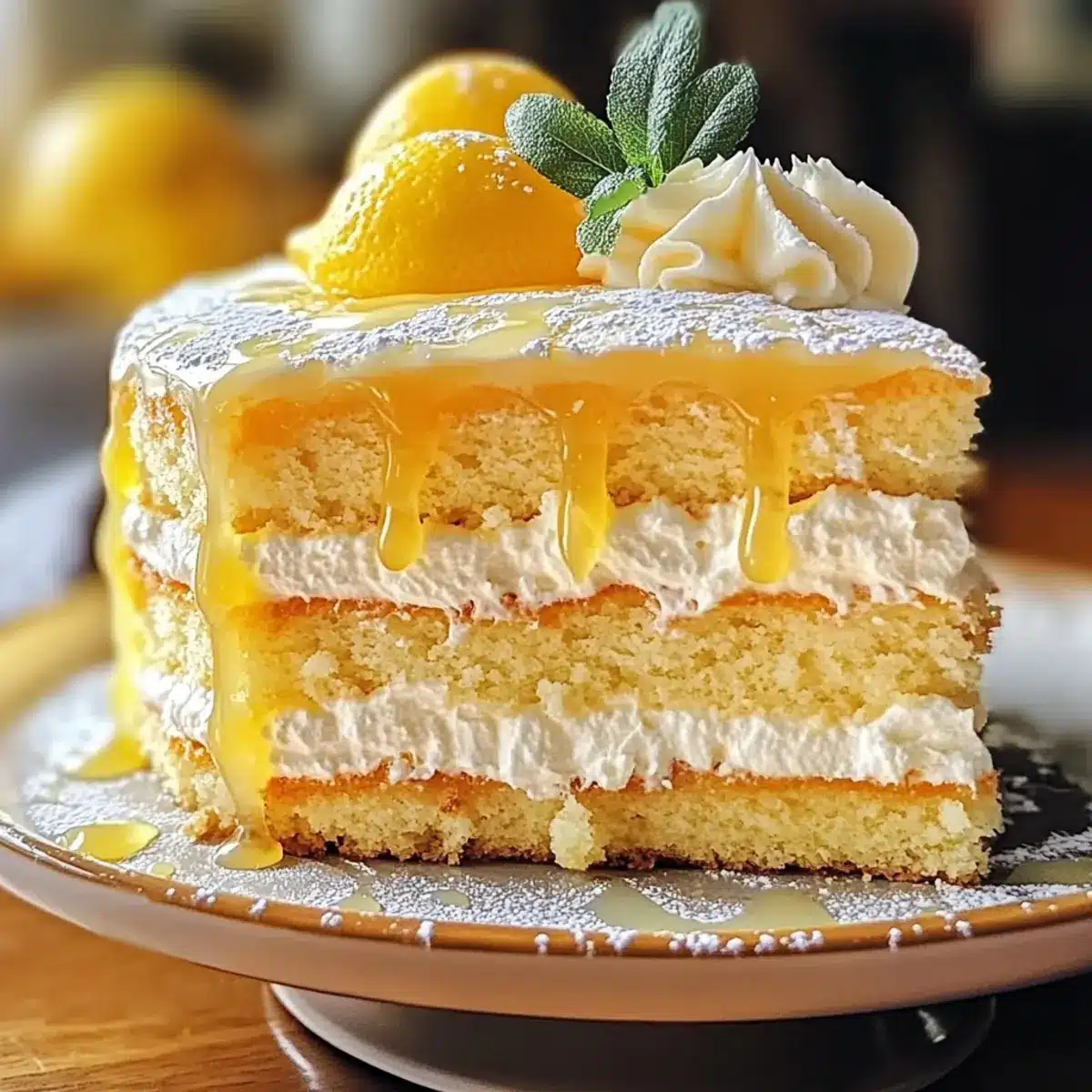 Limoncello Mascarpone Cake