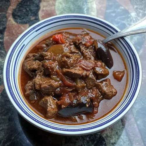 Lebanese Lamb Stew with Eggplant