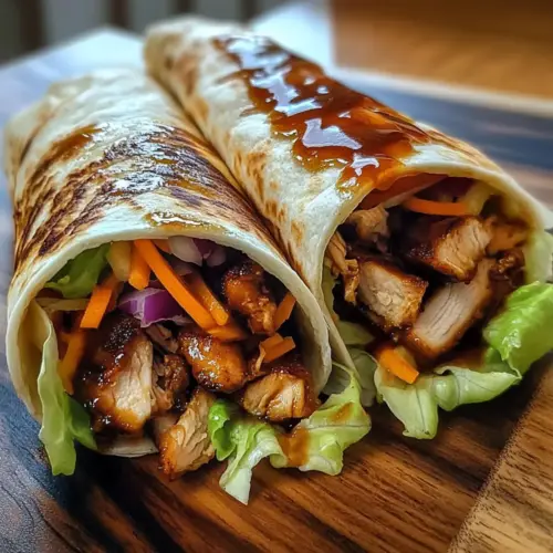 Teriyaki Chicken Wrap Recipe