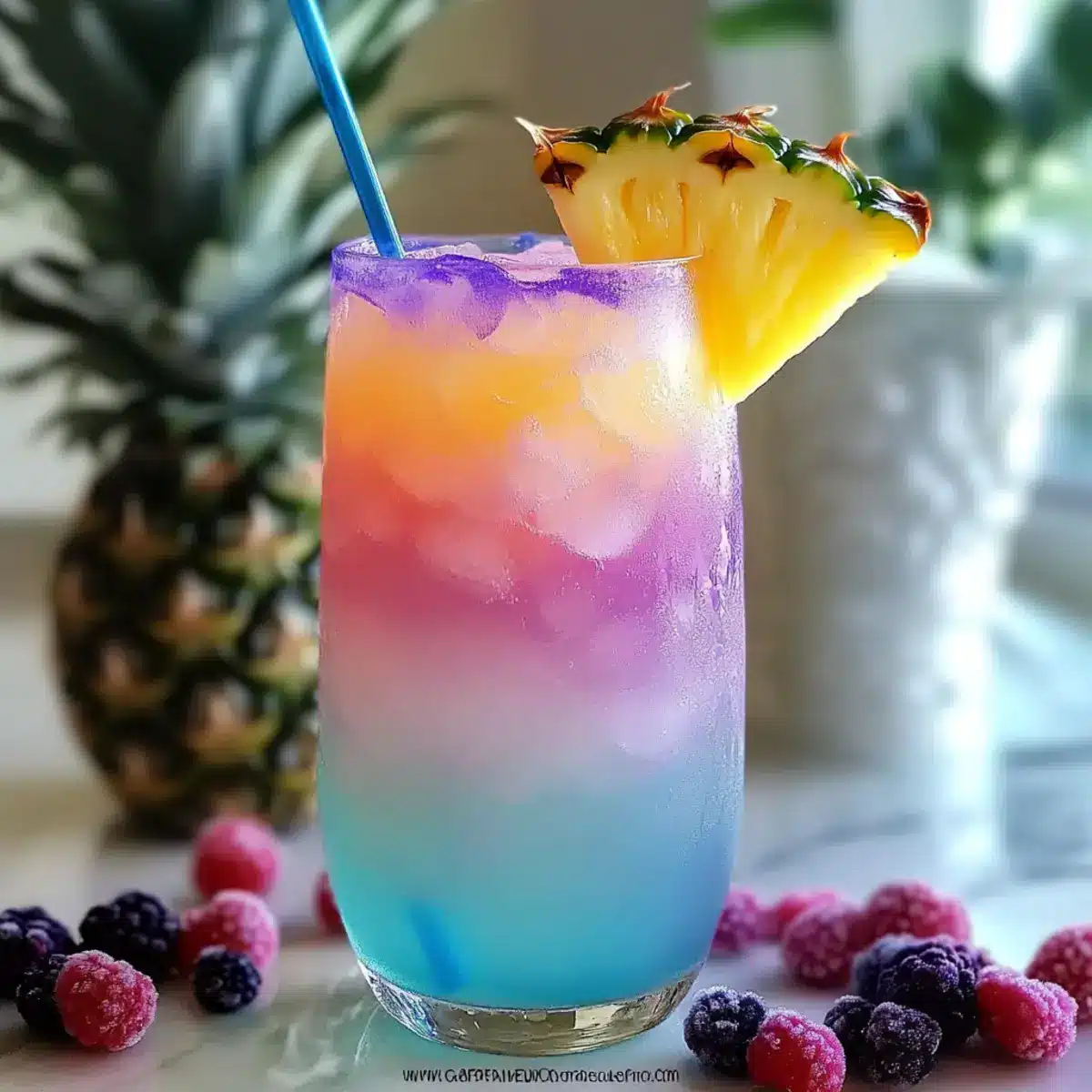 Mermaid Water Mocktail