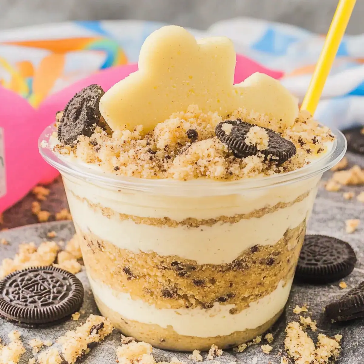 Golden Oreo Sand Pudding