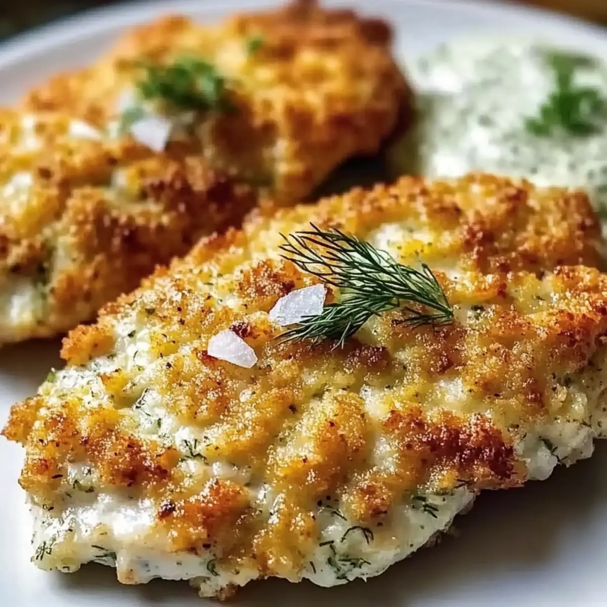 Crispy Dill Pickle Parmesan Chicken