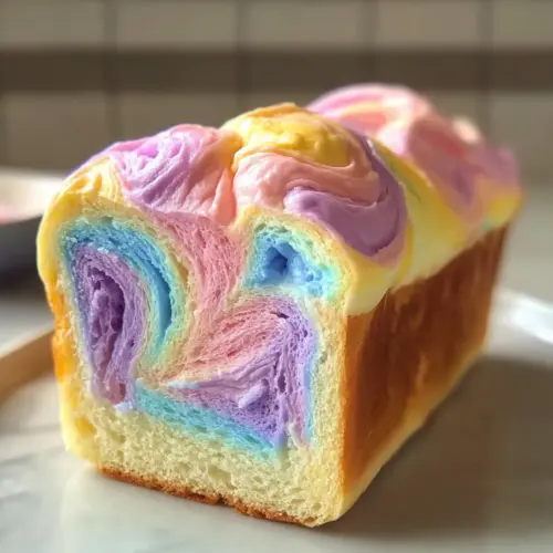 Cloud Bread Recipe Pastel Swirl Loaf