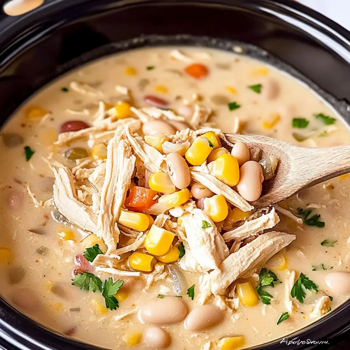 Slow Cooker White Chicken Chili