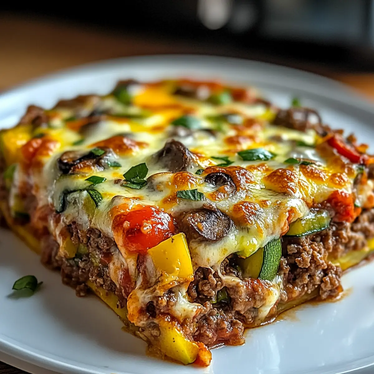 Zucchini Pizza Casserole